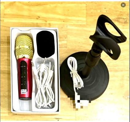 Bộ Micro C11 nâng cấp 3 dây Live Stream Hát Karaoke Chuyên Nghiệp Mới Đầy Đủ Phụ Kiện Tai Nghe Cáp Sạc Dây Live Dây Lấy Nhạc ...