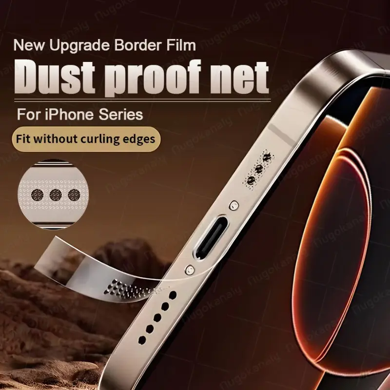 Dust Proof Function Frame Side Film for IPhone 16 Pro Max 15 - TikTok ...
