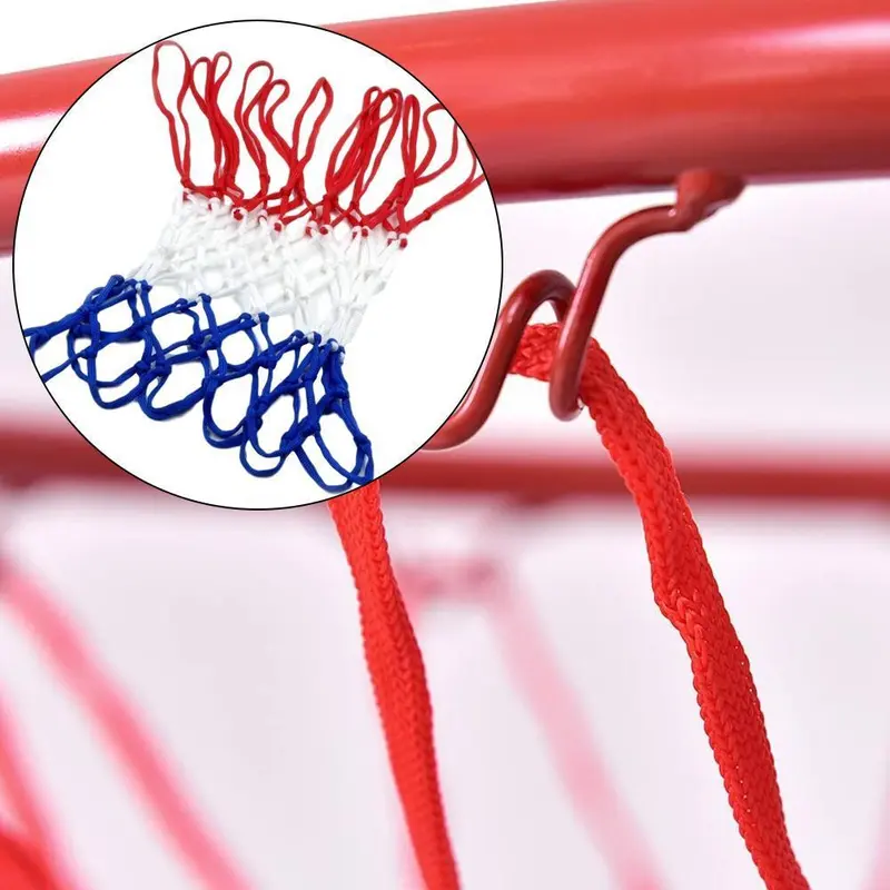 Lưới Bóng Rổ, Thay Thế Đường Kính Ren, Chất Liệu Nylon, Thích Hợp Cho Tất Cả Các Vành Mục Tiêu, Vòng Thời Tiết, Kích Thước Tiêu Chuẩn, Sử Dụng Ngoài Trời, L8O0 7