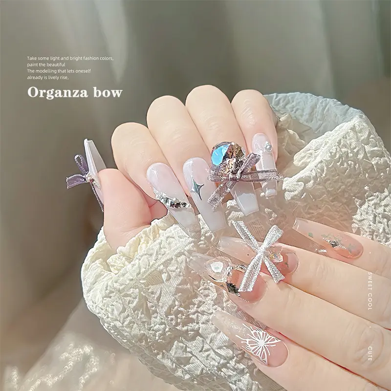 Nơ Ruy Băng, 10 Cái, Để Làm Móng Nghệ Thuật, Quyến Rũ, Đồ Trang Trí Móng Tay, Phong Cách Cổ Tích Phụ Kiện Tự Làm, Đồ Trang Trí Nơ Móng Tay Kawaii, Thiết Kế Nhật Bản 2
