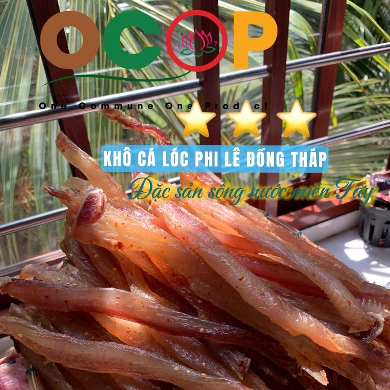 MỘT KG KHÔ CÁ LÓC SỢI - ĐẶC SẢN MIỀN TÂY SÔNG NƯỚC (ĐẠT CHUẨN OCOP 3 SAO)