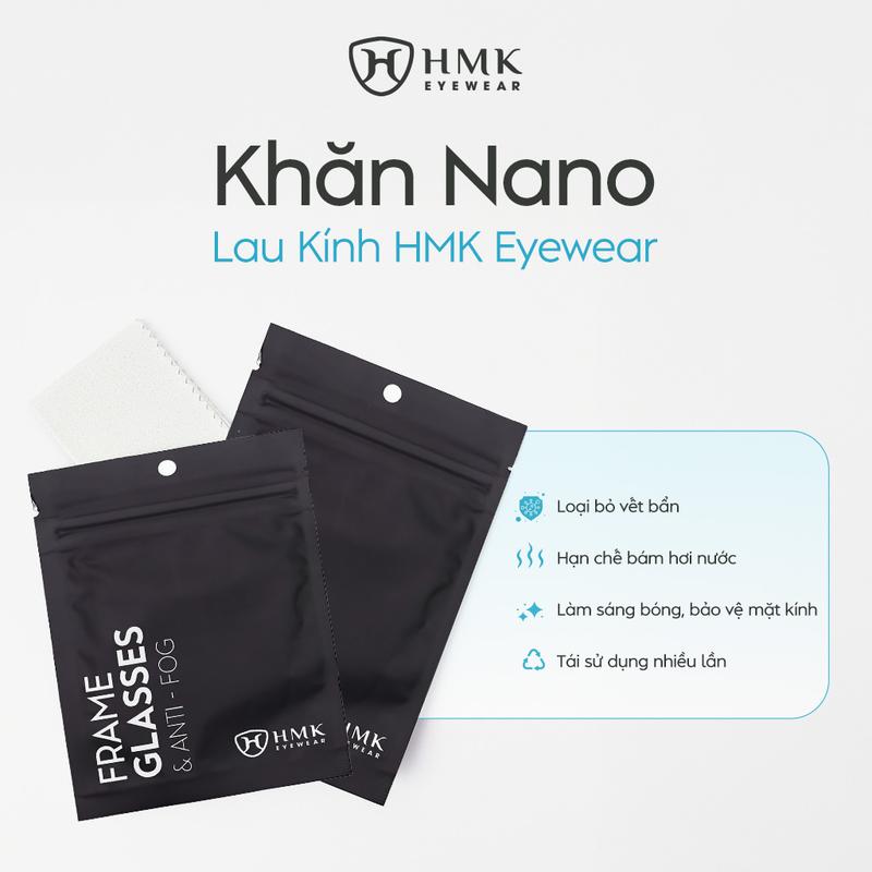 Khăn NaNo HMK Eyewear Chống Sương Mờ Khi Đeo Khẩu Trang, Hạn Chế Trầy Xước Tròng Kính