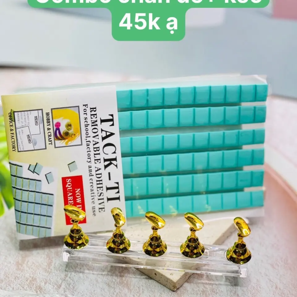 đế nail nam châm + keo chuyên gắn nail box có bán lẻ