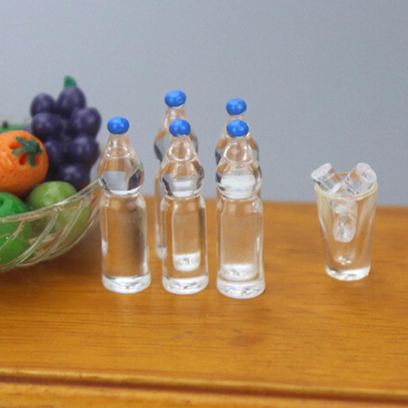 Product Introduction of 4Pcs Dollhouse Miniature Mineral water food scene model doll house accessories 13
