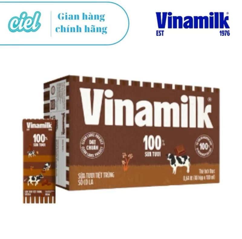 Product Introduction of 1 thùng 48 Hộp sữa tươi tiệt trùng vinamilk 110ml-180ml/ hộp ( Không đường, ít đường,có đường,socola, dâu) 7