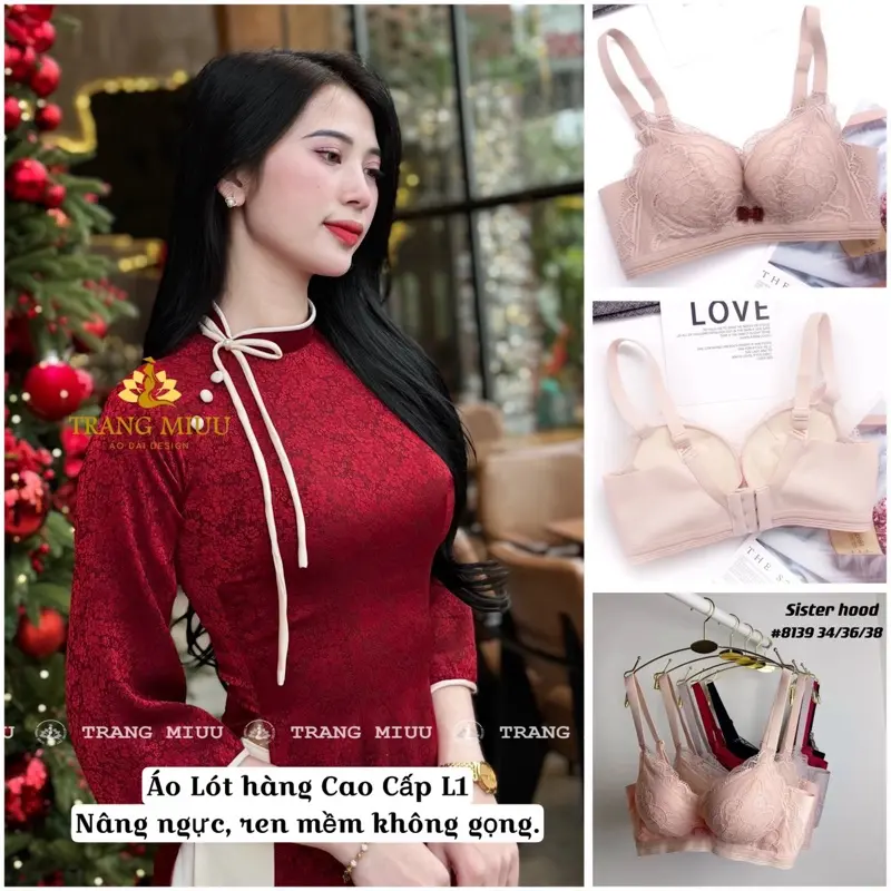 Áo Ngực Không gọng, không lộ viền mặc trong áo dài
