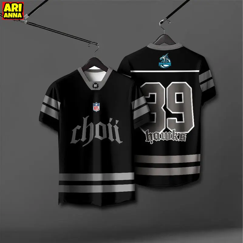 2025 Free Name Number Choii Thailand Viral Custom Jersey Stand Collar Plus Size Men Women Women's T-Shirt