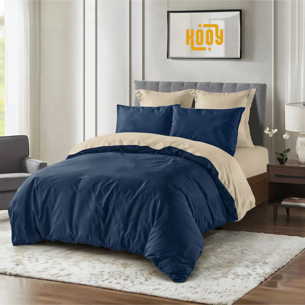 Bed Cover Set Sprei Sapphire Mix Sand - Ukuran Lengkap