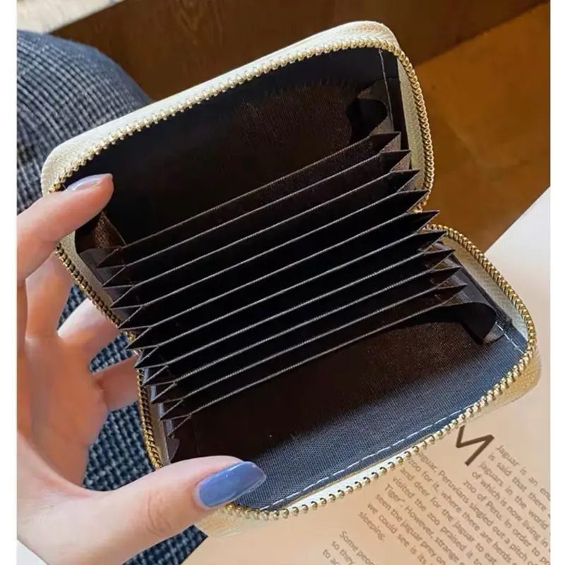 ￼Ví mini nữ cầm tay nhiều ngăn đựng thẻ hiều hình hottrend dễ thương cute giá rẻ 4