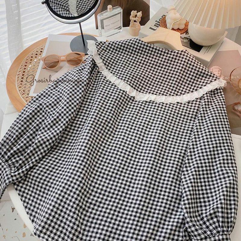 Product Introduction of atasan kemeja anak perempuan Katun Fashion 0