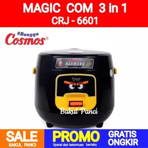 COSMOS MAGIC COM CRJ-6601 HARMOND - RICE COOKER 0,8 Liter Penanak Nasi Anti Gores