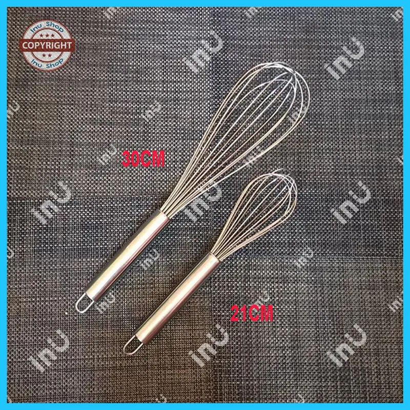 HCM - Cây đánh trứng inox tay cầm chắc chắn, không lỏng tay 2