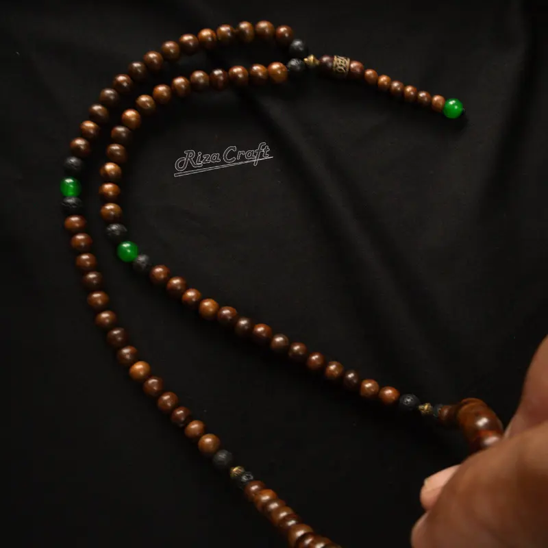 Tasbih kayu gaharu asli super original wangi 99 butir Aesthetic 5