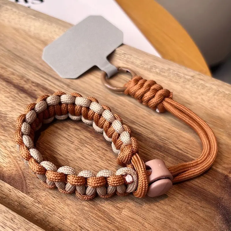 Mobile Phone Lanyard Short Wrist Adjustable Knitted Belt Fashion Smartphone Cellphone