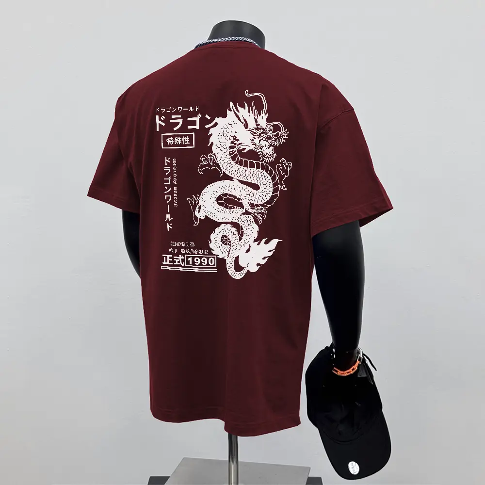 100% Cotton Trend Versatile Loose Design Short-sleeved Oversize T-shirt Crew Neck Top Men and Women Unisex