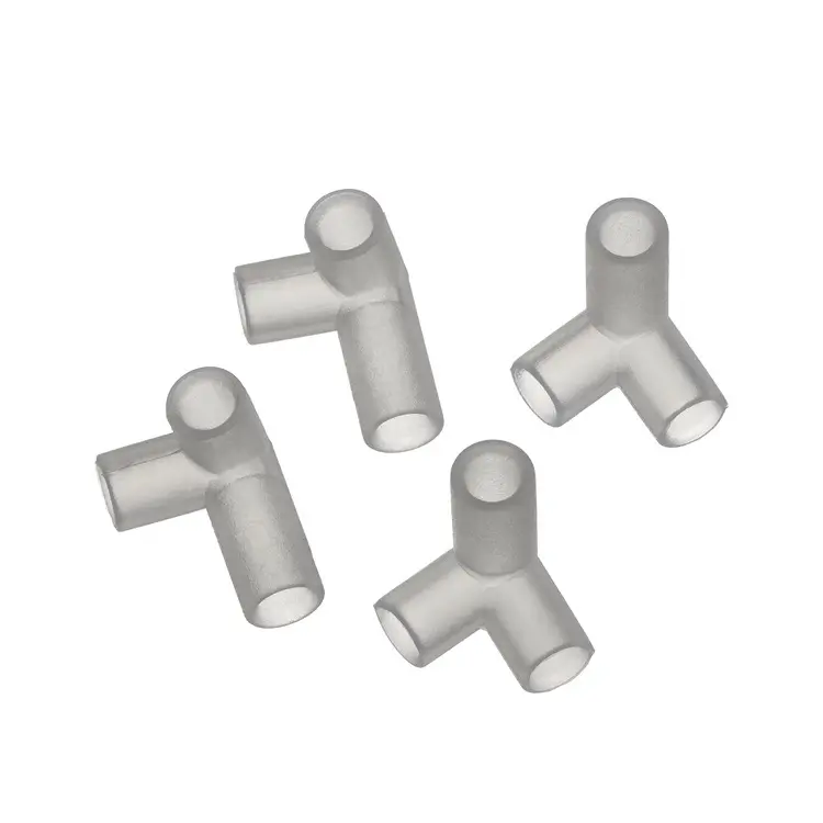 Breast Pump Silicone T-Branch Pipe Two-Way Four-Way T-Piece Elastic Soft Silicone Chain Pipe