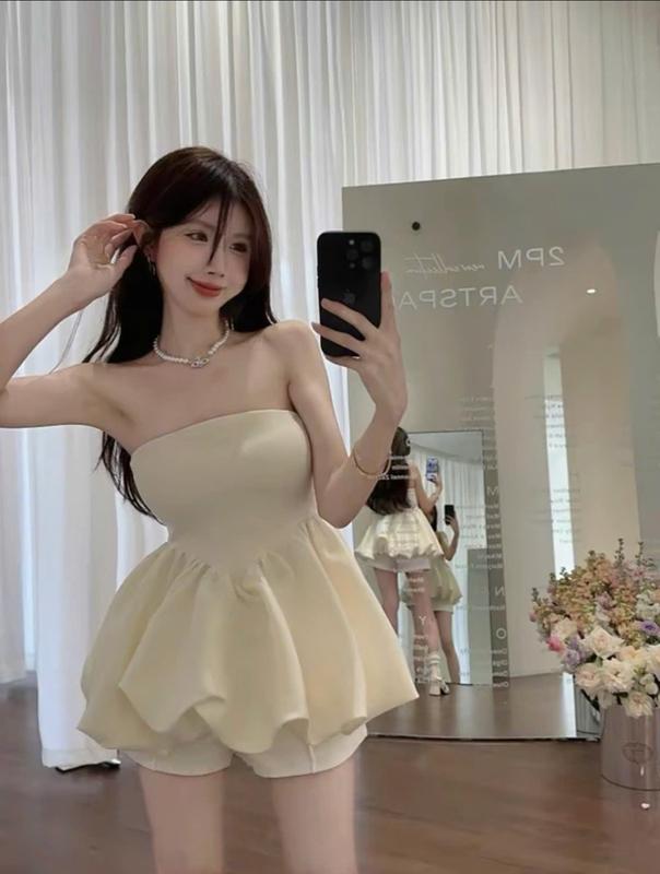  ÁO CÚP NGỰC VẠT PHỒNG   CÓ MÚT ĐỆM BO CHUN PHÍA SAU LƯNG  Women áonuxinh 