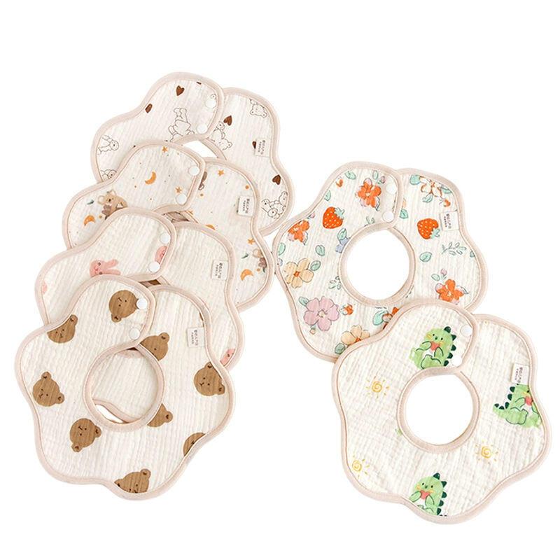Yếm Chống Tràn, Unisex Trẻ Sơ Sinh, Xoay 360 °, Vải Bôi Bì Chống Thấm Nước 7