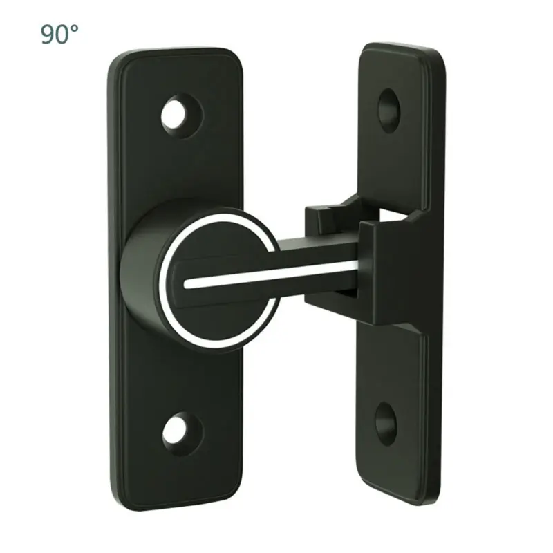 Chốt Cửa Chống Trộm 90 / 180 Độ, Khóa Xoắn Cho Cổng, Phòng Tắm, Nhà Vệ Sinh