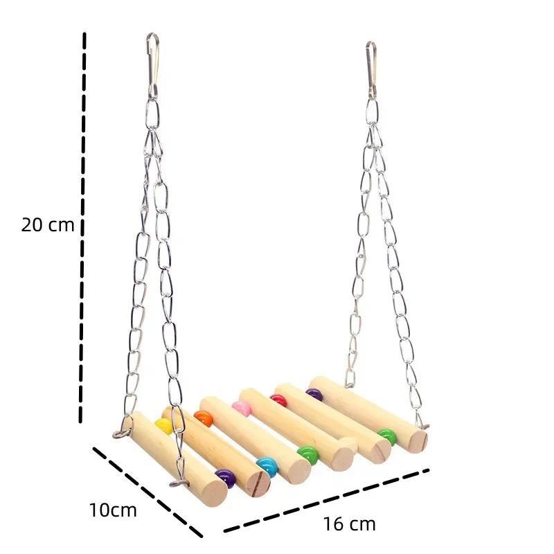 Product Introduction of Birds Toy Pet Bird Parrot Parakeet Budgie Cockatiel Cage Hut Nest Papegaaien Speelgoed Hammock Swing Hanging Toy Pet Supplies 2