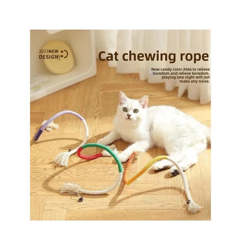 Cat Bite Rope Toy Self-Hi Relieving Stuffy Molar Catnip Kitten - TikTok ...