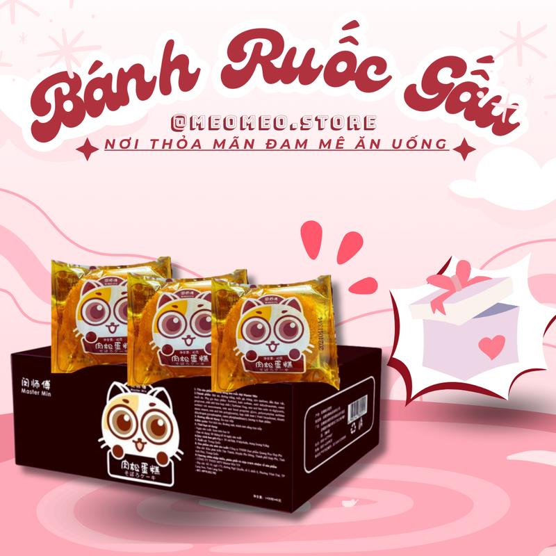 Hộp 30 Bánh Ruốc Gấu Đài Loan Thơm Ngon