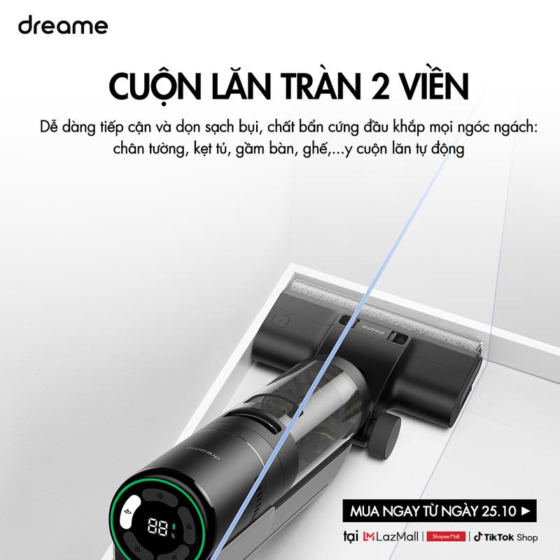 [TẶNG 1 chai Nước lau 1L] Máy Lau Sàn Hút Bụi Thông Minh Dreame H12 Pro - Hàng chính hãng - Phiên bản quốc tế Máy Hút Bụi Làm Sạch 2