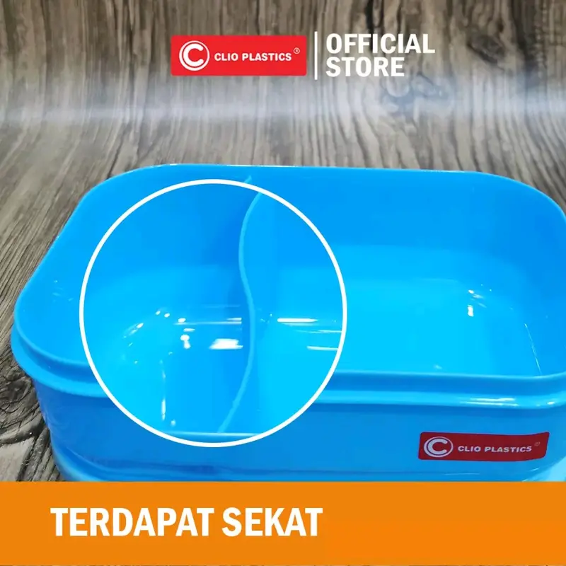 Lunch Box Koni Mozaik - Biru/Ungu/Hijau - Kitchenware 1