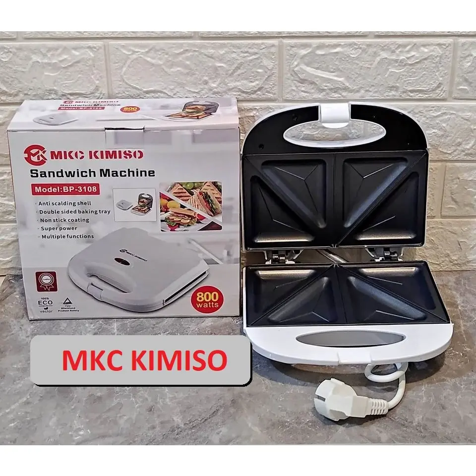 MKC Sandwich Maker Mesin Pemanggang Roti BP3108 dan FS8009A
