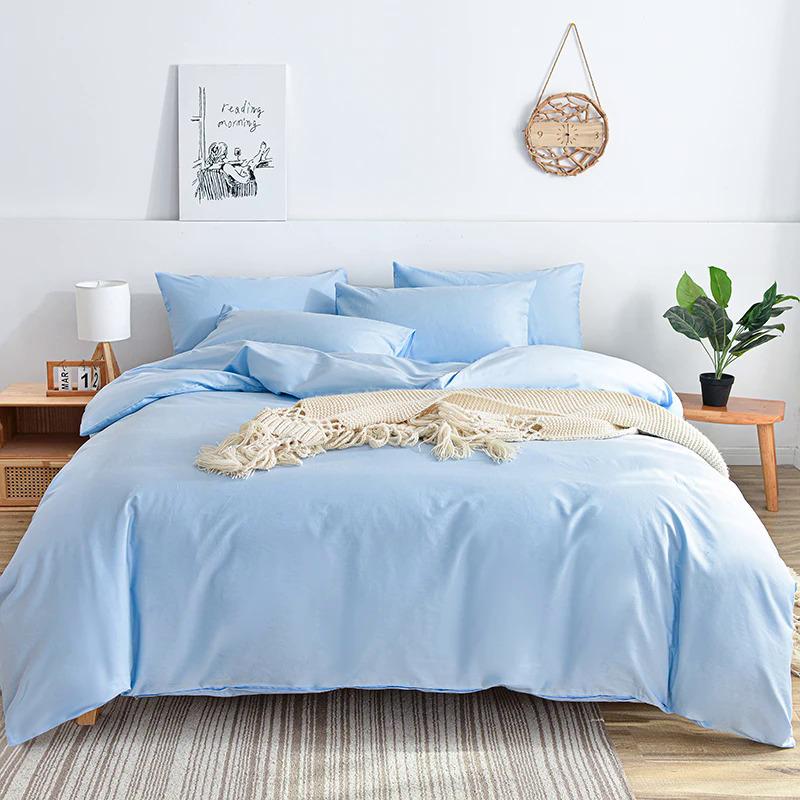 Product Introduction of Full Pillowcase Home Pillow Set Bed Sheet Elasticless Solid White Bedding Sets Bedding Bed Bedroom Bedding 41