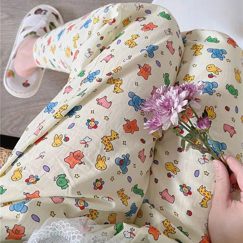 Product Introduction of Quần Ngủ Hoạt Hình Nhật Bản, Phong Cách Hello Kitty Ins, Quần Chống Muỗi Sớm Cho Nữ Sinh, Quần Thường Ngày Ký Túc Xá Dễ Thương, Quần Đi Bộ Women Áo Top 18