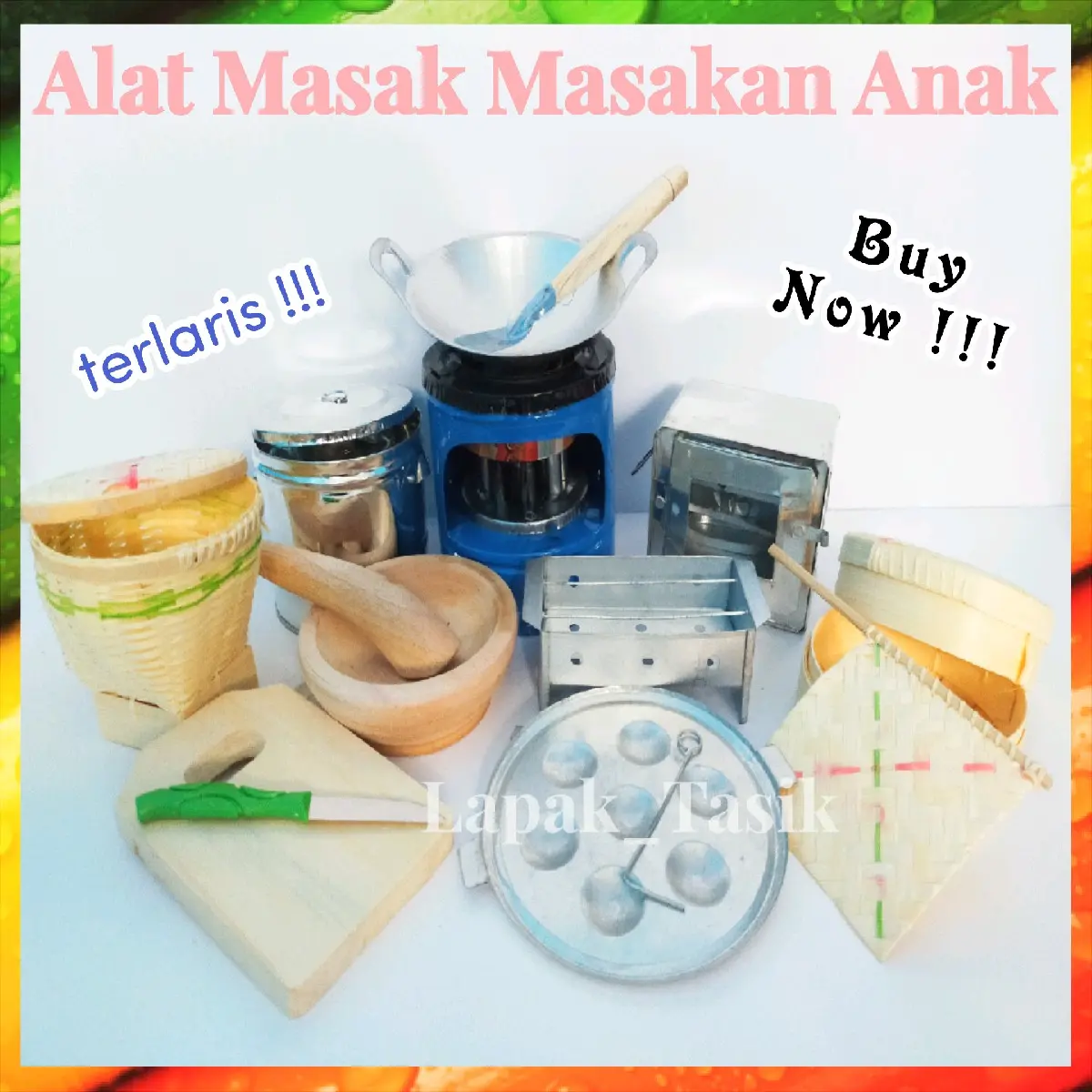 Kitchen set masak masakan mainan anak alat masak masakan anak Toys
