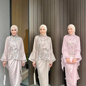 Napusha - Azzura Outer | Tunic brukat | Baju Kondangan | Kebaya Wisuda | Kebaya Modern | Outer Brukat | Blouse petite  |