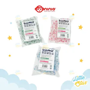 Sumo Ninio Dot Botol Bayi Standard Silicone Nipple Peristaltik Slim Neck Karet BPA Free Paket Isi 12