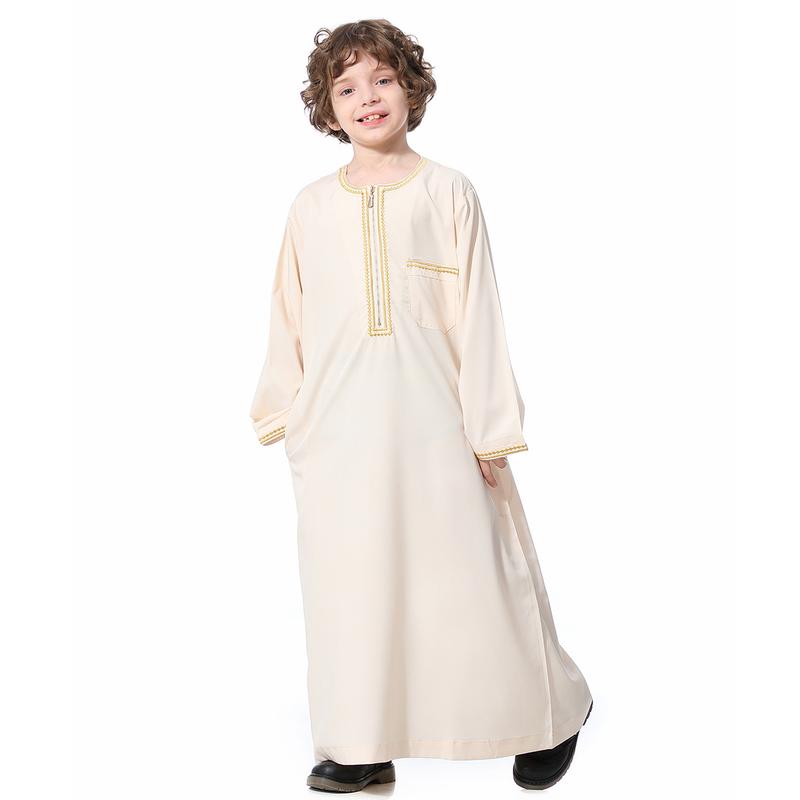 Product Introduction of Indian Teen Clothing Teen Boys Robe Muslim Boys Clothing Muslim Boys Indian Boys Clothing 6