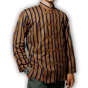 Surjan Lurik Koko Cina || Lurik Koko Cina Limited Edition || Koko Muslim Nuansa Tradisional Baju Pria Dewasa