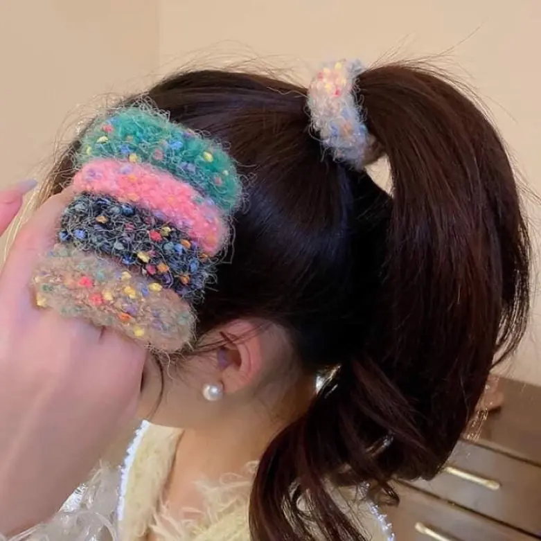 Set Chun Tóc (136 Chi Tiết) Cho Mẹ Và Bé, Set Chun Tóc Nhiều Mẫu Đủ Size Siêu Xinh (GDQT) Women Scrunchies 3