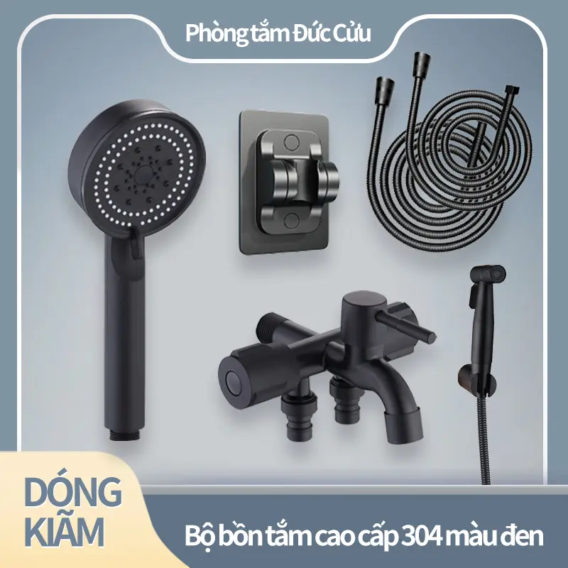 Phòng tắm đa năng Dejiu một đầu vào ba đầu ra, máy giặt inox ba công dụng, bộ vòi bồn tắm, máy sấy, máy sấy vệ sinh phòng tắm, chậu vệ sinh Làm Sạch Làm Sạch Máy Sấy