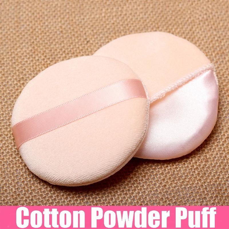 Round Puff Picture Powder Puff Round Round Cotton Puffs Cotton Soft Face Powder Puffs ...