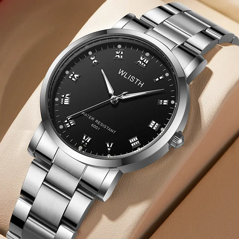 Walishi Fashion Men's Watch Neutral Simple Steel Belt Watch Male Luminous Waterproof Belt Watch Vintage Watch Party Watch Birthday Watch Student Watch Cool Watch Couple Watch @ 252#