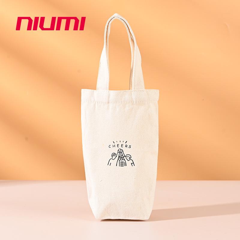  Túi đựng ly giữ nhiệt lớn NIUMI vải canvas Bag Nam Bag Nam Đeo Vai Nhung 