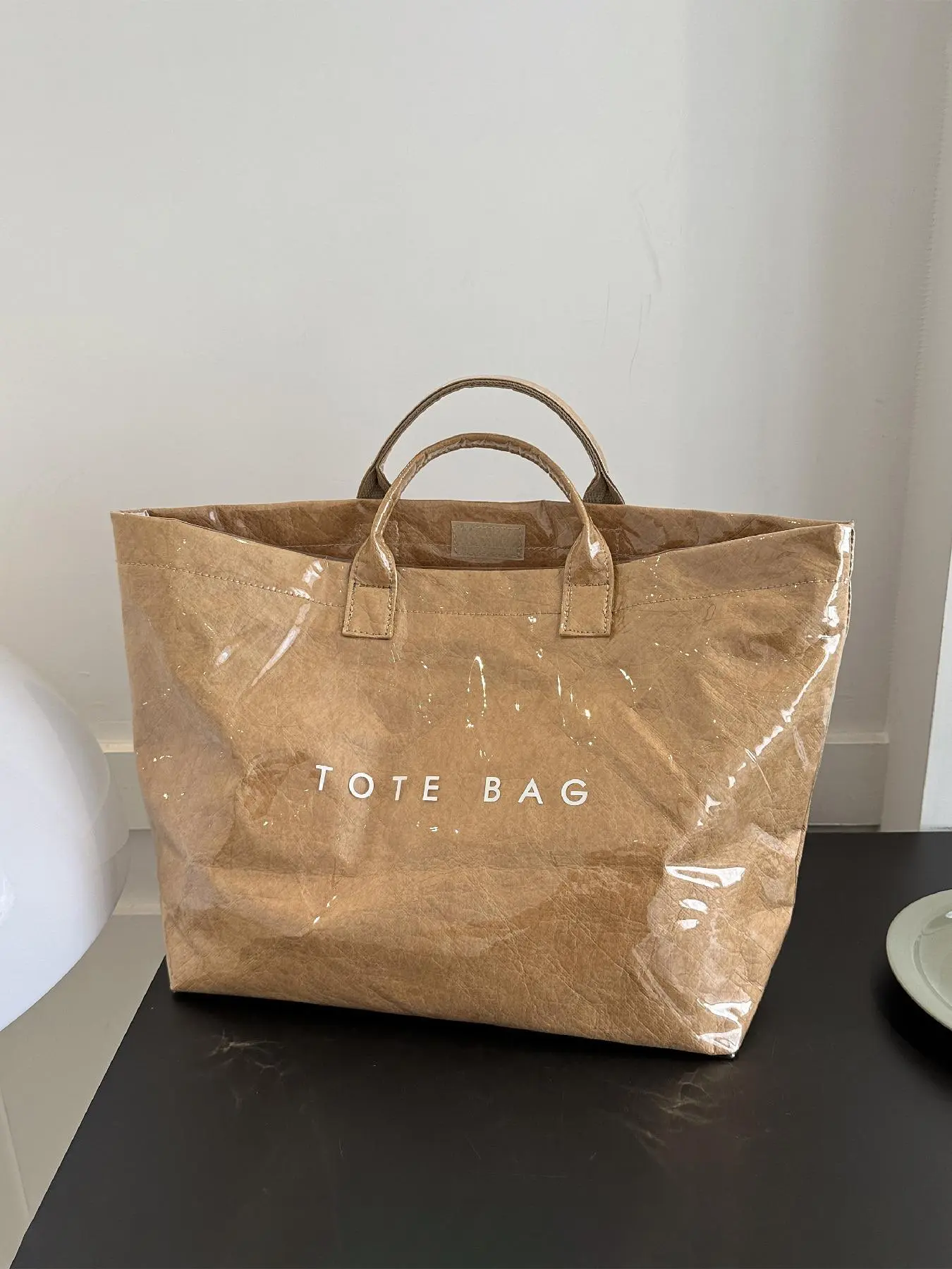 Fashionable Letter Pattern Tote Bag, Large Capacity Waterproof Handbag, Simple Design Shoulder Bag for Women & Girls for Daily Life,   Designer Bags