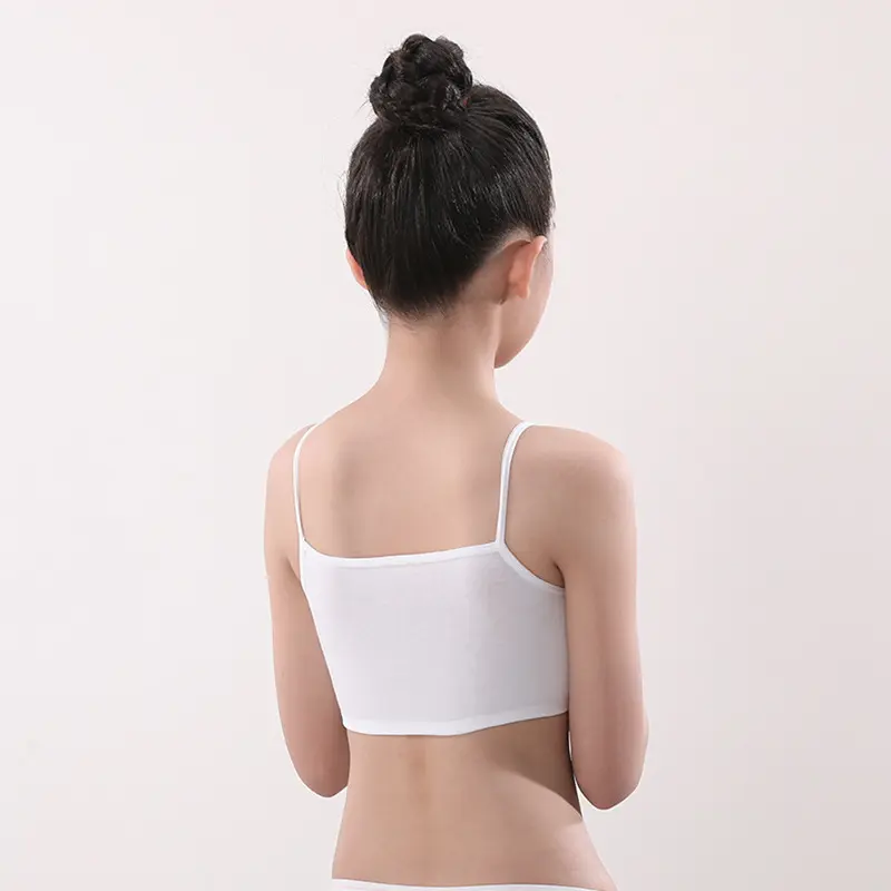 Áo Vest Cho Bé Gái 7-13 Tuổi, Áo Ngực Cho Thanh Thiếu Niên, Áo Bralette Cho Trẻ Em, Đồ Lót Chống Va Đập Thoáng Khí, Địu Mỏng Cho Học Sinh Và Bé Gái 3