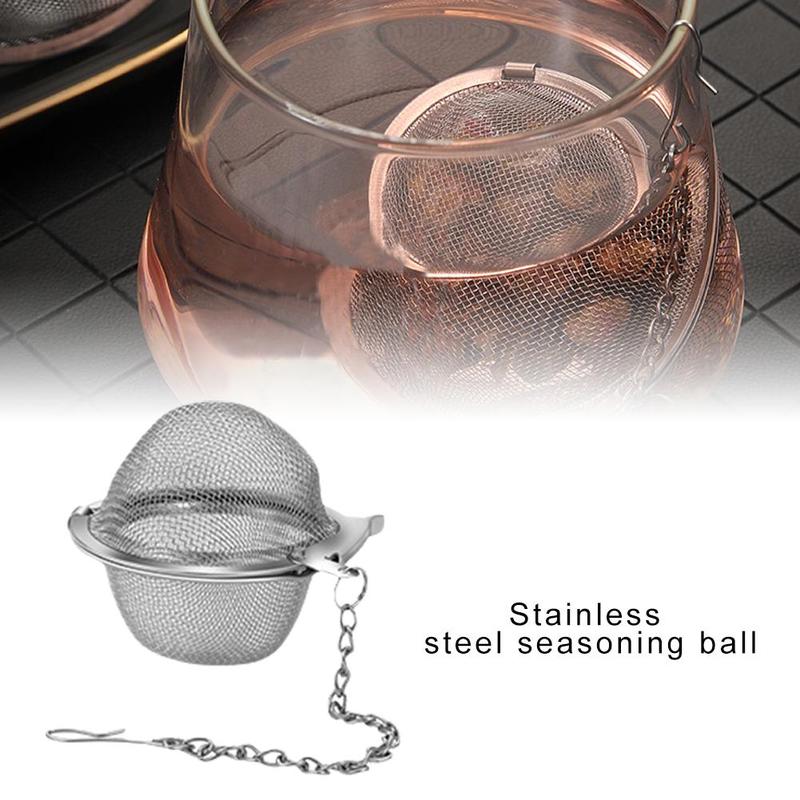 Stainless Steel Tea Infuser Sphere Locking Spice Tea Straine - TikTok ...