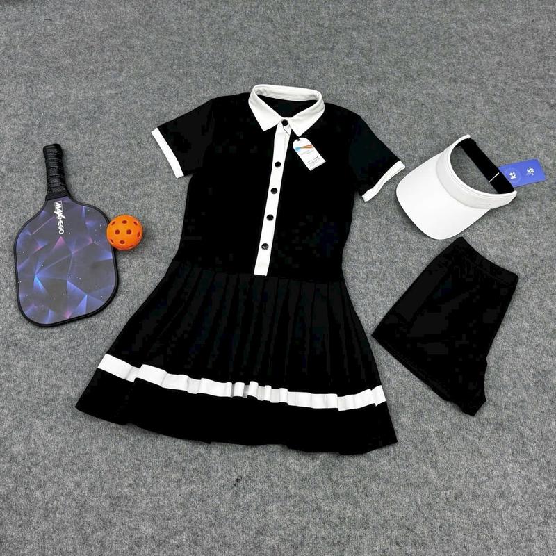 [PICKLEBALL] Hàng mới về - Set váy liền thể thao chơi Pickleball, Tennis có thể giặt máy ️ size m:49-53kg 2