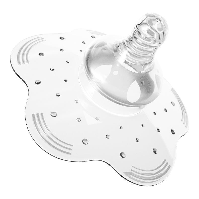 Full Silicone Nursing Breast Pads Nipple-Type Nipple Protector Nursing Anti-Overflow Breast Pad Portable 4