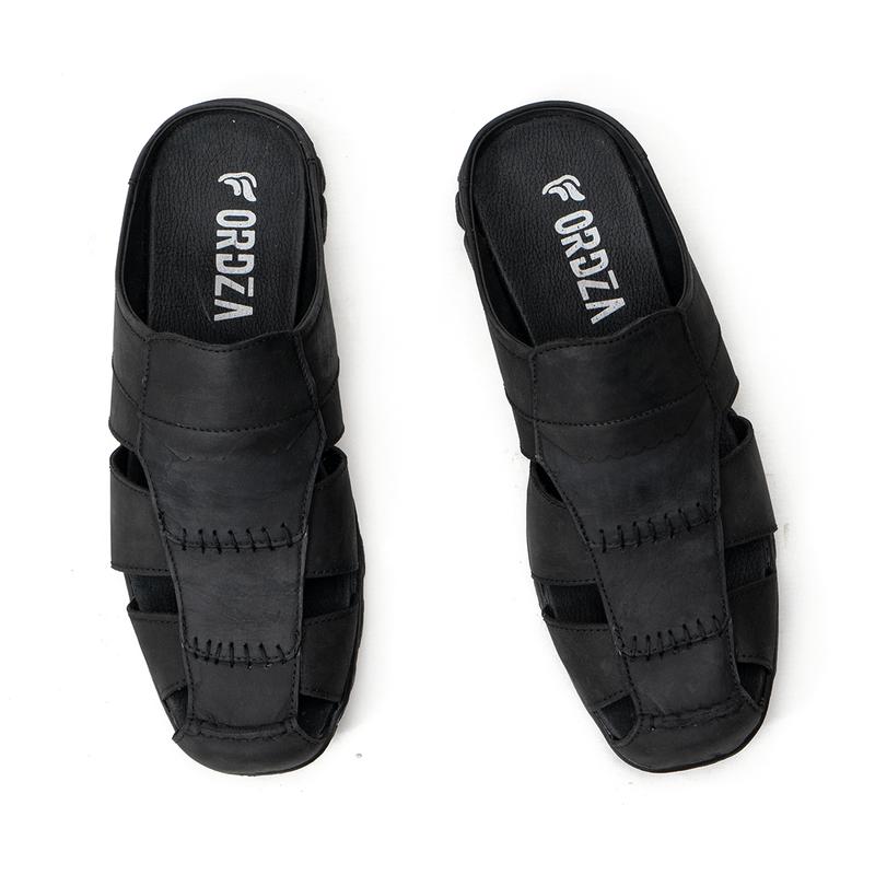 Sandal Slop Pria Kulit Asli / Sendal Slop Sandal selop BT506 4