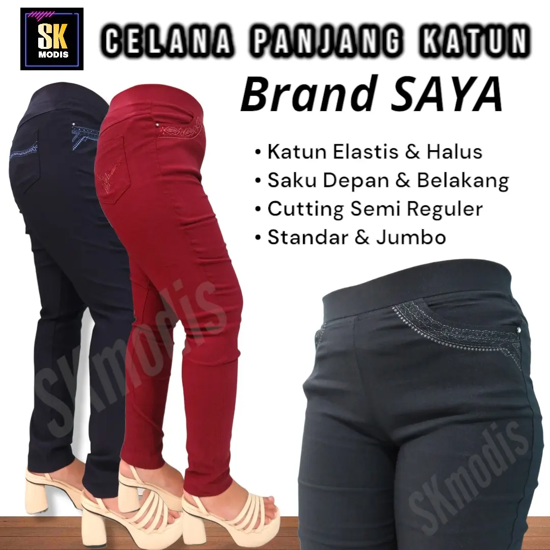 CELANA SAYA PANJANG WANITA SAYA || CASUAL DAN KANTOR || KATUN STREACH || SIZE STANDR DAN JUMBO || skmodis
