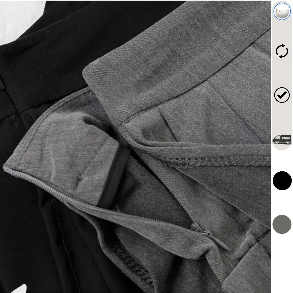 Chân váy xếp ly 2 lớp thêu chữ Q có quần bảo hộ | BigBuy360 - bigbuy360.vn