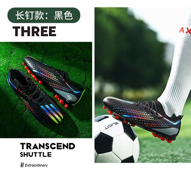 Product Introduction of In Stock Long Nail Broken Nail Football Boots Youth Soccer Shoes Men and Women Same Style More than Sneaker Human Made Sneakers Male and Female Students Youth Soccer Shoes Lawn Training Shoes 17